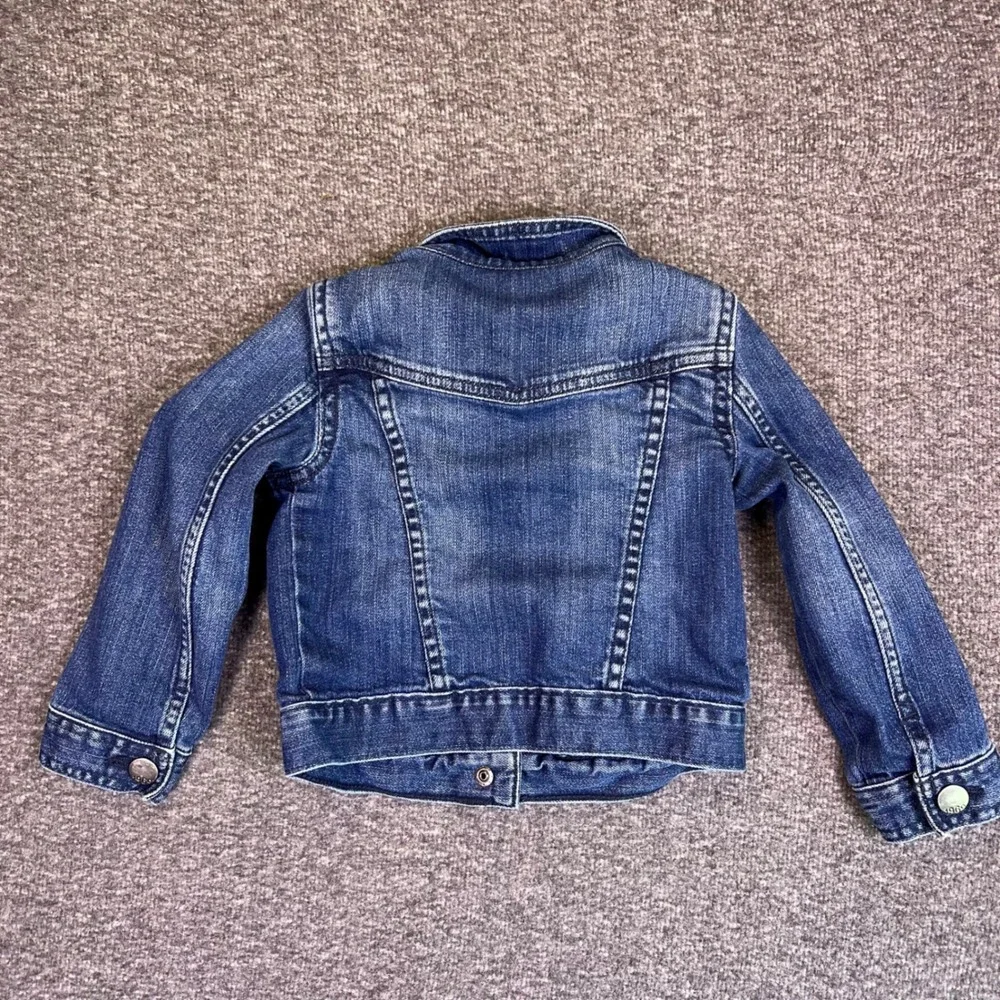 Baby Gap 1969 Toddler Denim Jacket Blue 3 Year Button Front Classic Snap Closure